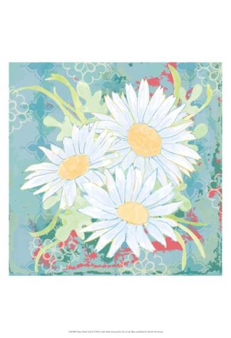 Daisy Patch Teal II