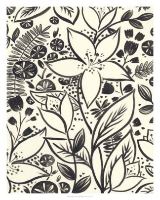 Brushstroke Blossoms I