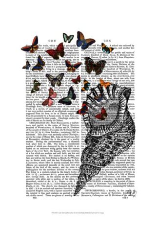 Conch Shell and Butterflies