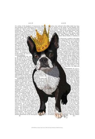 Boston Terrier And Crown