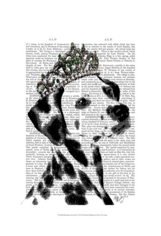 Dalmatian with Tiara