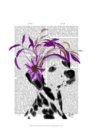 Dalmatian With Purple Fascinator