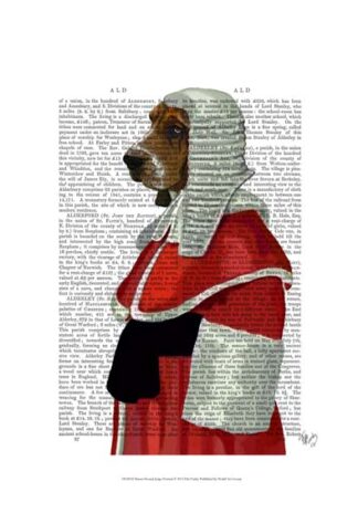 Basset Hound Judge Portrait