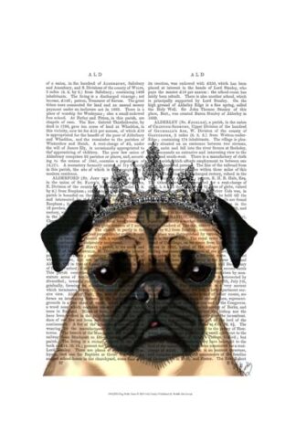 Pug With Tiara