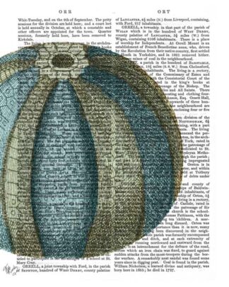 Blue Corals and Sea Urchins I