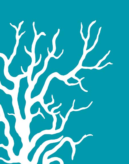 Turquoise Coral Prints b