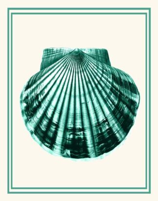 Mixed Nautical Green on Cream d