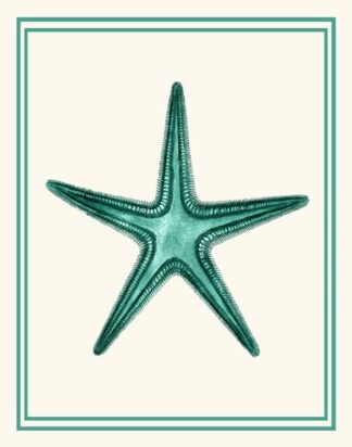 Mixed Nautical Green on Cream f