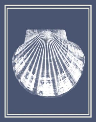 Mixed Nautical White on Indigo Blue b