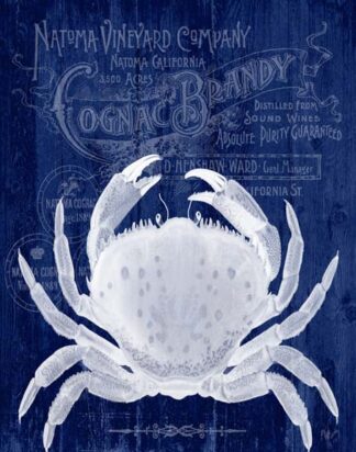 Crab Prohibition Crab On Blue