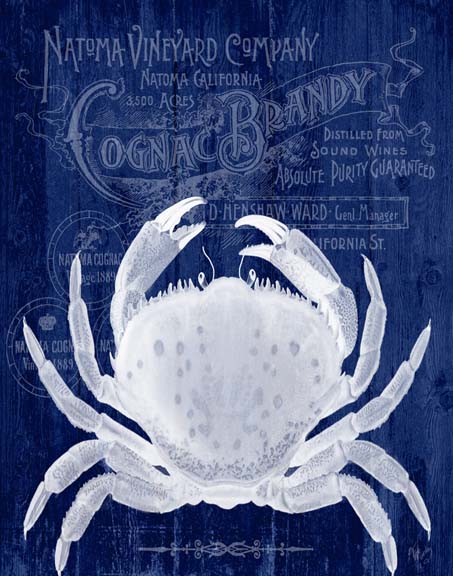 Crab Prohibition Crab On Blue