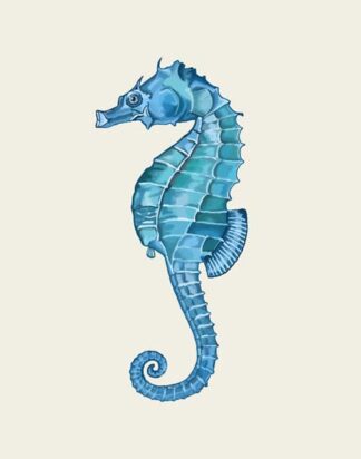 Blue Seahorse