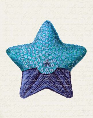 Starfish in Shades of Blue a