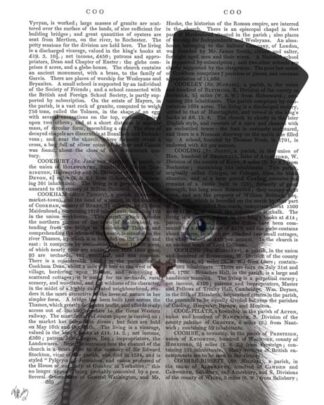 Cat, Grey with Top Hat
