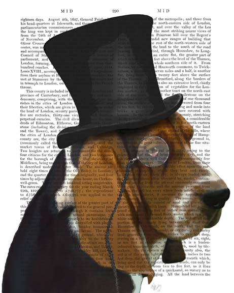 Basset Hound, Formal Hound and Hat
