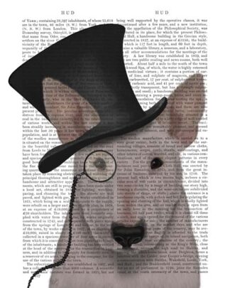 Bull Terrier, Formal Hound and Hat