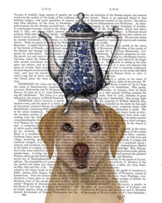 Labrador with Teapot