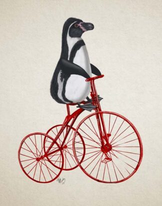 Penguin on Bicycle