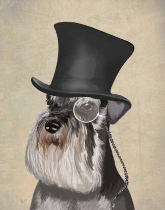 Schnauzer, Formal Hound and Hat