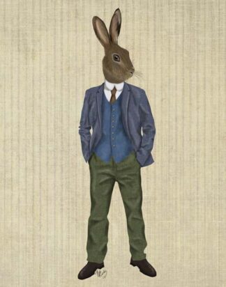 Rabbit in Blue Waistcoat