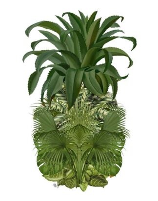 Pineapple, Tropical Palms, Green