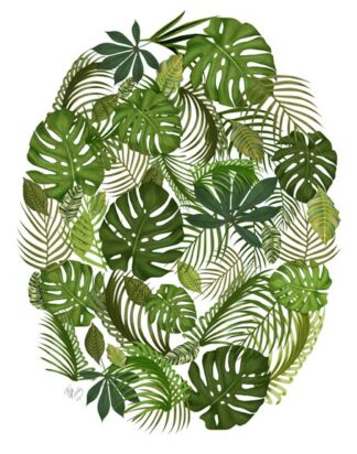 Tropical Oval, Green