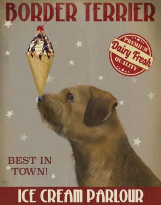 Border Terrier Ice Cream