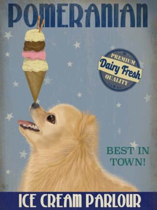 Pomeranian Ice Cream