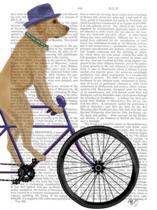 Yellow Labrador on Bicycle