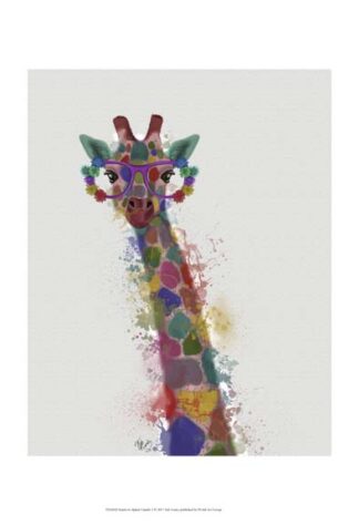 Rainbow Splash Giraffe 1