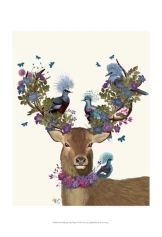 Deer Birdkeeper, Blue Pigeons