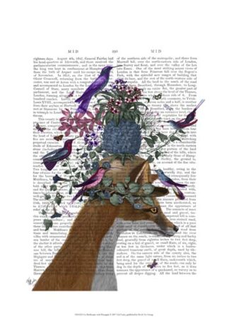 Fox Birdkeeper with Pineapple