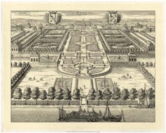 Crackled Formal Garden View IV