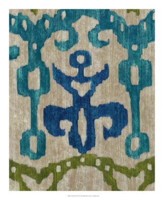 Teal Ikat III