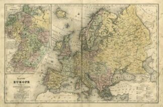 Embellished Map of Europe