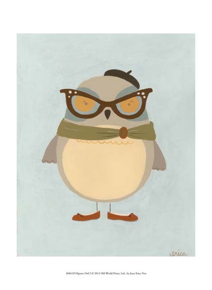 Hipster Owl I