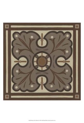 Piazza Tile in Brown IV