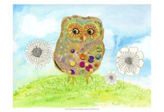 Owl & Flowers