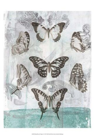 Butterflies & Filigree I