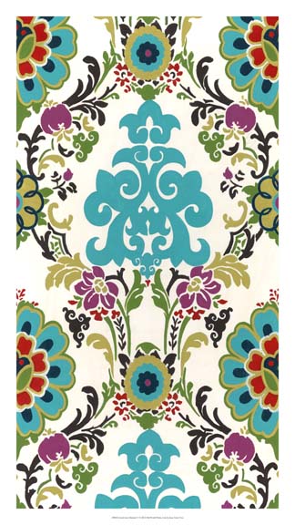 Jewel-tone Damask V