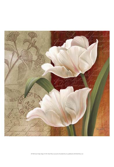 French Tulip Collage I