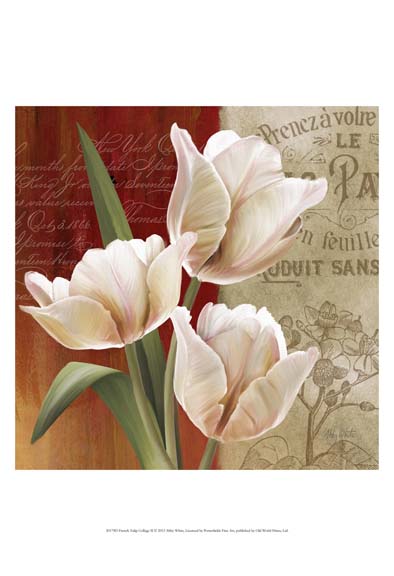 French Tulip Collage II