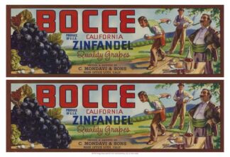 2-Up Vintage Wine Label II