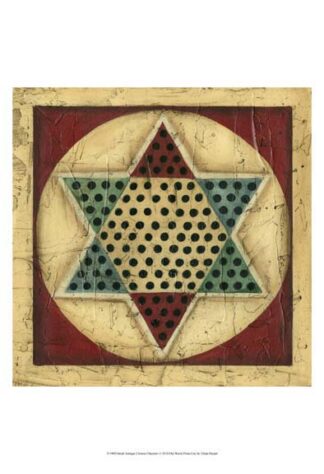 Small Antique Chinese Checkers ***