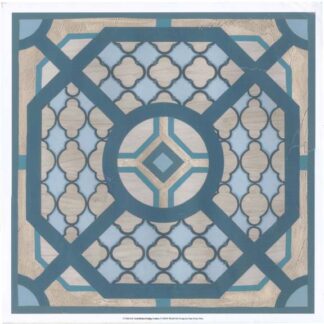 Embellished Indigo Lattice I