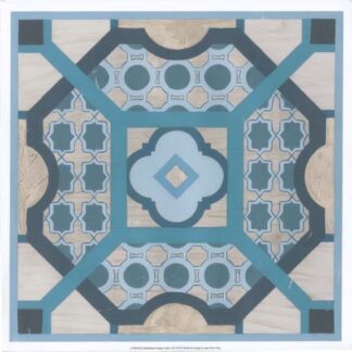 Embellished Indigo Lattice III