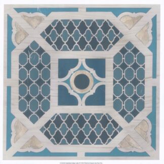 Embellished Indigo Lattice IV