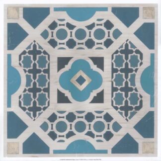 Embellished Indigo Lattice V