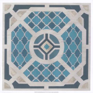 Embellished Indigo Lattice VII