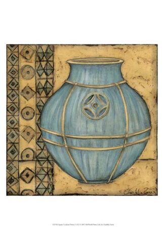 Square Cerulean Pottery I